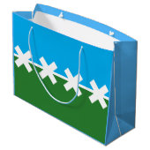 Grand Sac Cadeau Drapeau de Cedar Park, Texas (Dos Angle)