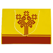 Grand Sac Cadeau Drapeau de Chuvashia (Devant)