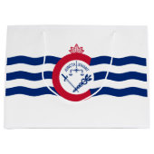 Grand Sac Cadeau Drapeau de Cincinnati (Ohio) (Devant)