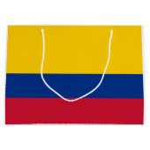 Grand Sac Cadeau Drapeau de Colombie (Devant)