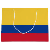 Grand Sac Cadeau Drapeau de Colombie (Devant)
