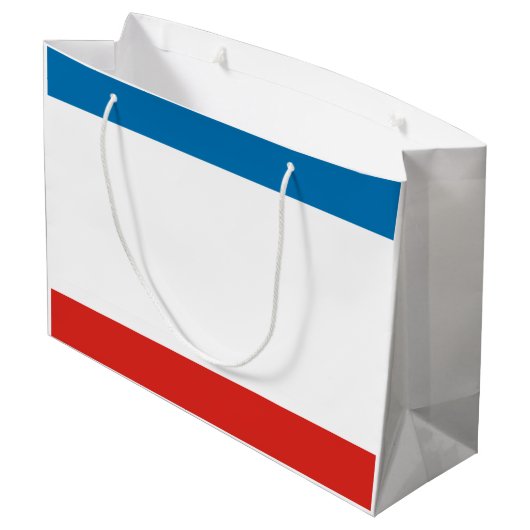 Grand Sac Cadeau Drapeau de Crimée (Dos Angle)