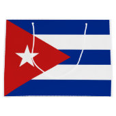 Grand Sac Cadeau Drapeau de Cuba (Devant)