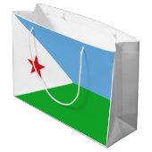 Grand Sac Cadeau Drapeau de Djibouti (Dos Angle)
