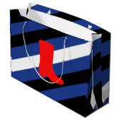 Grand Sac Cadeau Drapeau de fierté de bottes (Dos Angle)