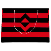 Grand Sac Cadeau Drapeau de fierté du poing (Devant)