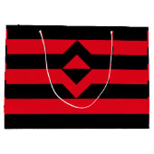 Grand Sac Cadeau Drapeau de fierté du poing (Dos)
