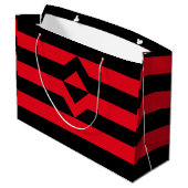 Grand Sac Cadeau Drapeau de fierté du poing (Dos Angle)