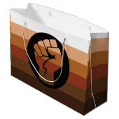 Grand Sac Cadeau Drapeau de fierté POC (Dos Angle)