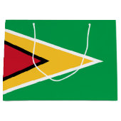 Grand Sac Cadeau Drapeau de Guyana (Devant)