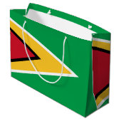 Grand Sac Cadeau Drapeau de Guyana (Dos Angle)