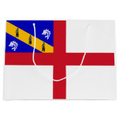 Grand Sac Cadeau Drapeau de Herm (Devant)