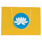Grand Sac Cadeau Drapeau de Kalmoukie (Dos)
