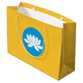 Grand Sac Cadeau Drapeau de Kalmoukie (Dos Angle)