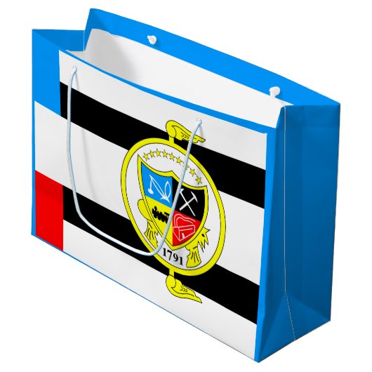 Grand Sac Cadeau Drapeau de Knoxville, Tennessee (Devant Angle)