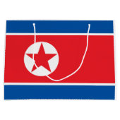 Grand Sac Cadeau Drapeau de la Corée du Nord (Devant)