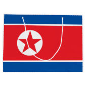 Grand Sac Cadeau Drapeau de la Corée du Nord (Dos)