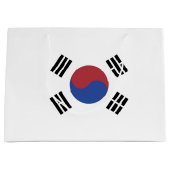 Grand Sac Cadeau Drapeau de la Corée du Sud (Devant)