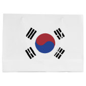 Grand Sac Cadeau Drapeau de la Corée du Sud (Dos)