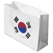 Grand Sac Cadeau Drapeau de la Corée du Sud (Dos Angle)