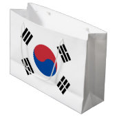 Grand Sac Cadeau Drapeau de la Corée du Sud (ROK) (Devant Angle)