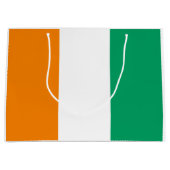Grand Sac Cadeau Drapeau de la Côte d'Ivoire (Devant)