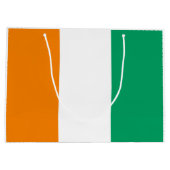 Grand Sac Cadeau Drapeau de la Côte d'Ivoire (Dos)