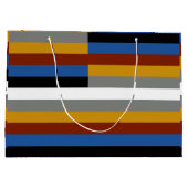 Grand Sac Cadeau Drapeau de la fierté des freaks (Dos)
