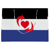 Grand Sac Cadeau Drapeau de la fierté Switch (Devant)