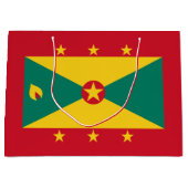Grand Sac Cadeau Drapeau de la Grenade (Devant)