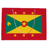 Grand Sac Cadeau Drapeau de la Grenade (Dos)