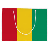 Grand Sac Cadeau Drapeau de la Guinée (Dos)