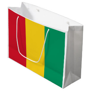 Grand Sac Cadeau Drapeau de la Guinée