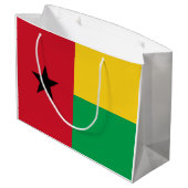 Grand Sac Cadeau Drapeau de la Guinée Bissau (Dos Angle)