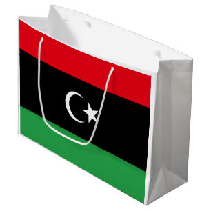 Grand Sac Cadeau Drapeau de la Libye