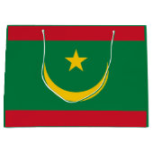 Grand Sac Cadeau Drapeau de la Mauritanie (Devant)