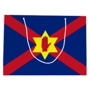 Grand Sac Cadeau Drapeau de la nation Ulster (Irlande du Nord)