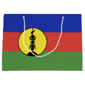 Grand Sac Cadeau Drapeau de la Nouvelle-Calédonie (Devant)