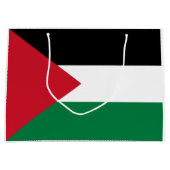 Grand Sac Cadeau Drapeau de la Palestine (Devant)