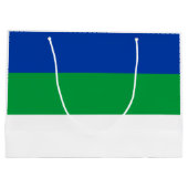 Grand Sac Cadeau Drapeau de la République Komi (Dos)