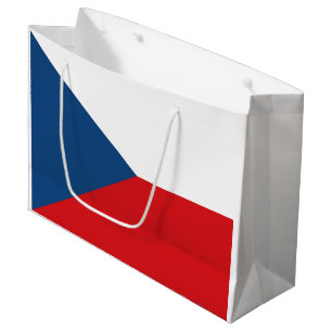 Grand Sac Cadeau Drapeau de la République tchèque