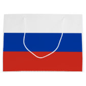 Grand Sac Cadeau Drapeau de la Russie (Devant)