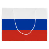 Grand Sac Cadeau Drapeau de la Russie (Dos)