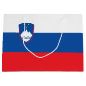Grand Sac Cadeau Drapeau de la Slovénie (Devant)