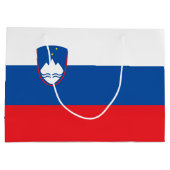 Grand Sac Cadeau Drapeau de la Slovénie (Dos)