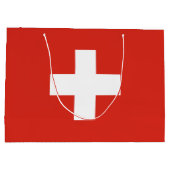 Grand Sac Cadeau Drapeau de la Suisse (Dos)