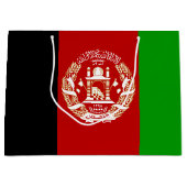 Grand Sac Cadeau Drapeau de l'Afghanistan patriotique (Devant)