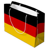 Grand Sac Cadeau Drapeau de l'Allemagne Schwarz Rot or couleurs pat (Dos Angle)