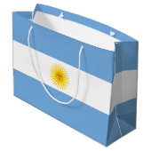 Grand Sac Cadeau Drapeau de l'Argentine (Dos Angle)