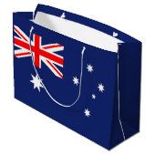 Grand Sac Cadeau Drapeau de l'Australie (Dos Angle)